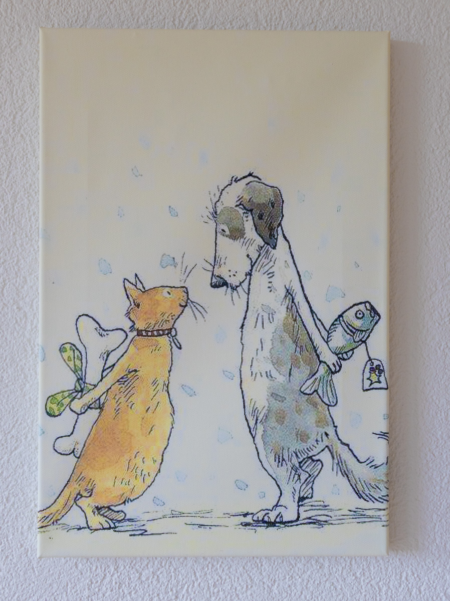 Illustration Hund Katze